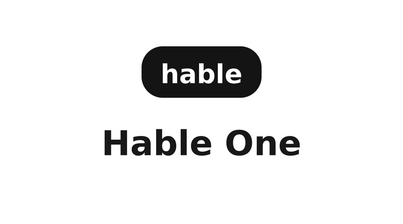 Hable One logo